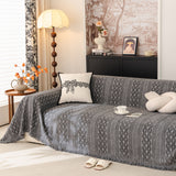 Sofa Cover Blanket Throw with Tassels, Decorative Furniture Protector for Dogs/Pets - Ornate Home