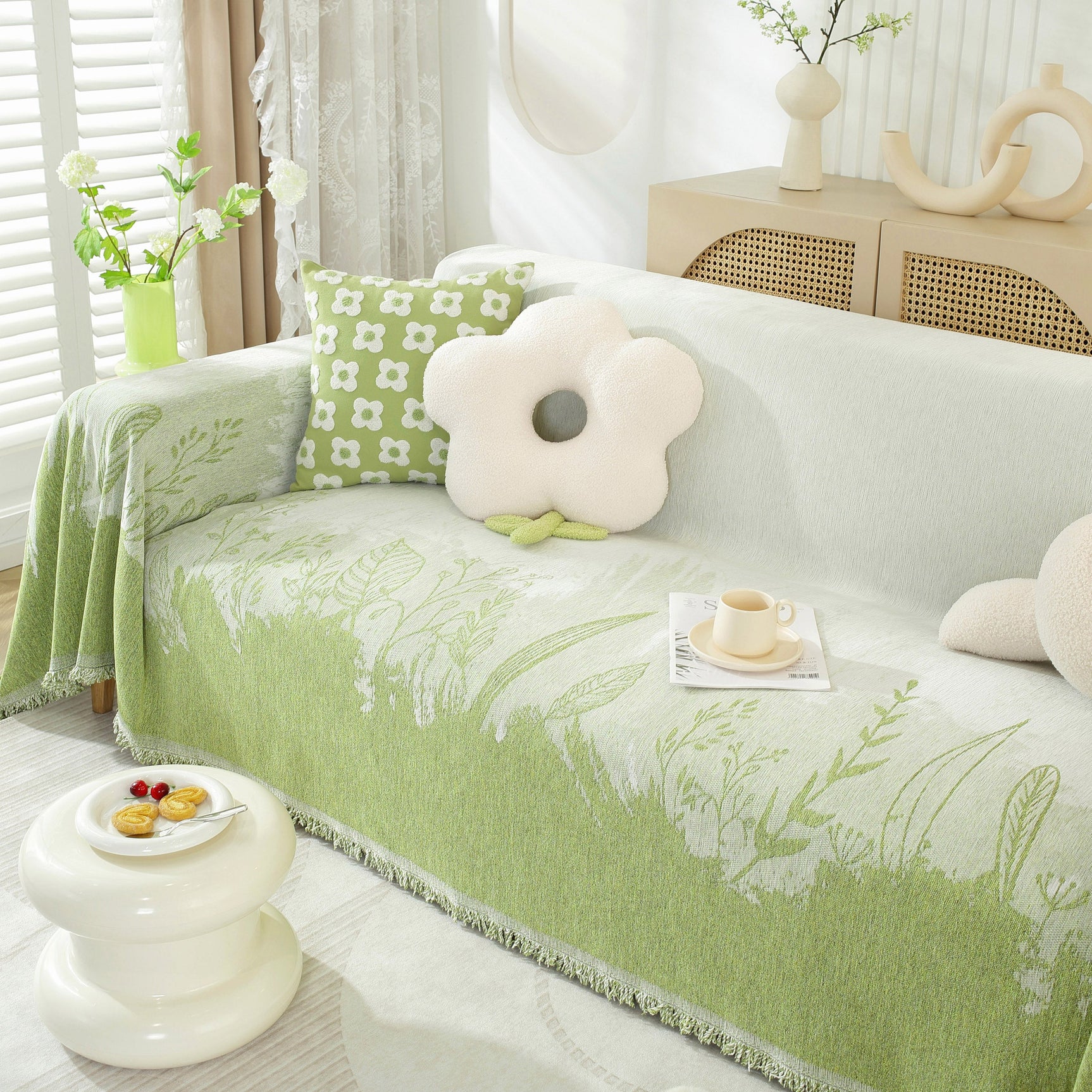 Sofa Cover Blanket for 1/2/3/4 Seat Couch Furniture Pet Protector Stylish Throws for Sectional Couch - Ornate Home