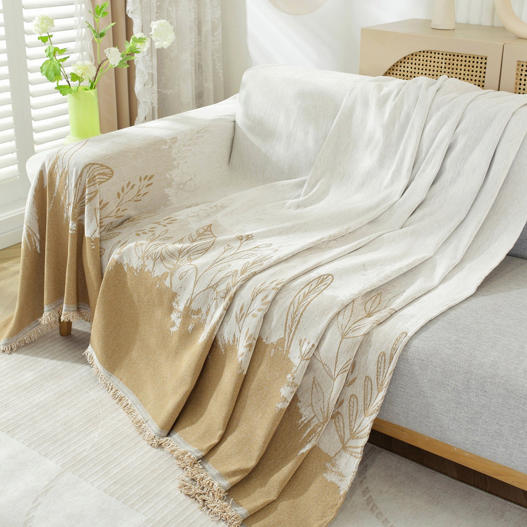 Sofa Cover Blanket for 1/2/3/4 Seat Couch Furniture Pet Protector Stylish Throws for Sectional Couch - Ornate Home