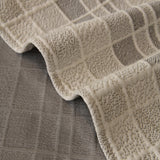 Sofa Cover Throw with Subtle Textured Stripes Lightweight Smooth Couch Slipcover - Ornate Home