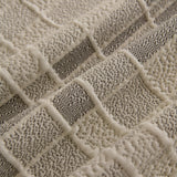 Sofa Cover Throw with Subtle Textured Stripes Lightweight Smooth Couch Slipcover - Ornate Home