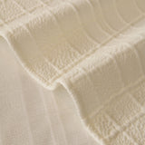 Sofa Cover Throw with Subtle Textured Stripes Lightweight Smooth Couch Slipcover - Ornate Home