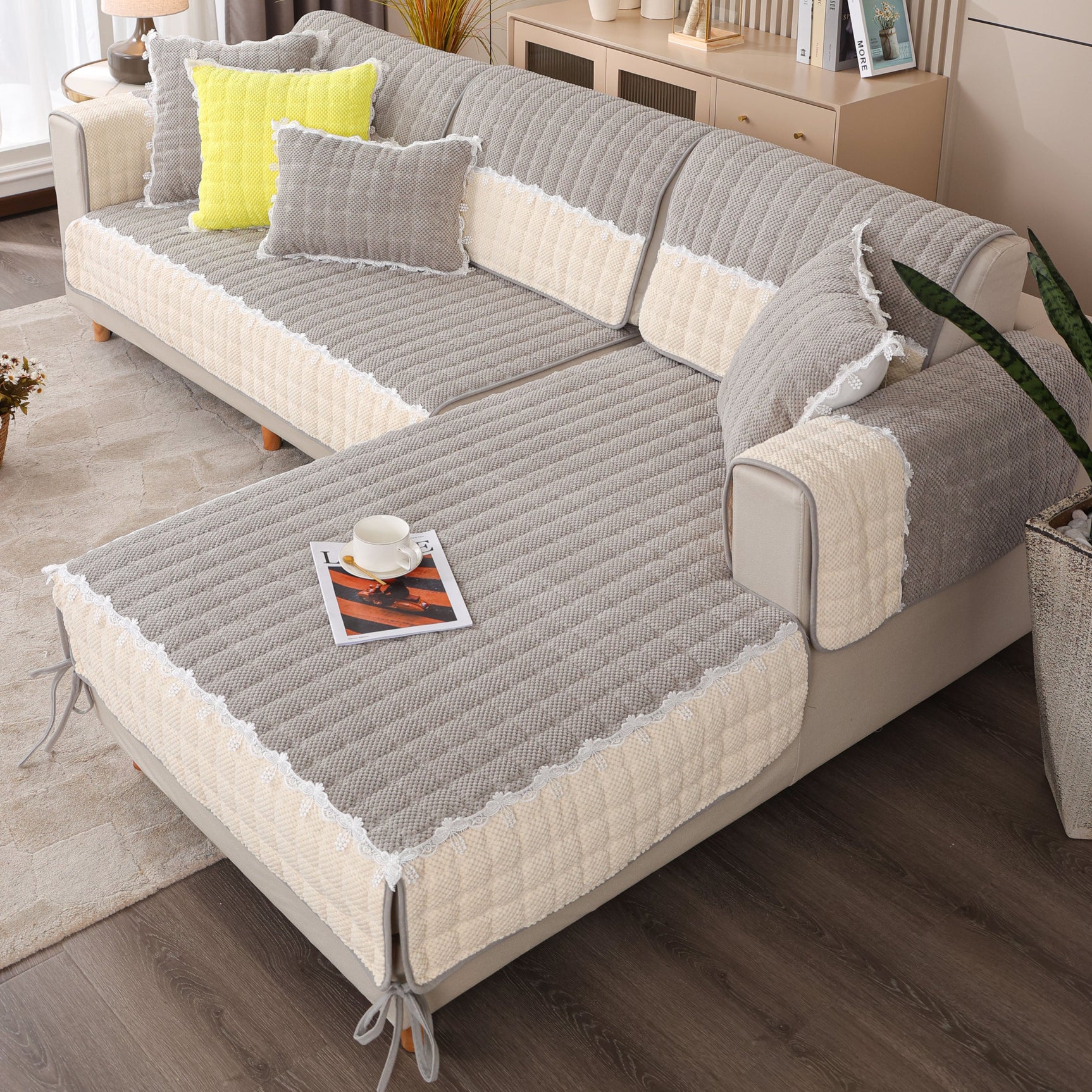 Sofa Cushion Four Seasons Universal Non-slip High-grade Seat Cushions Minimalist Modern Sofa Cover Couch Covers - Ornate Home