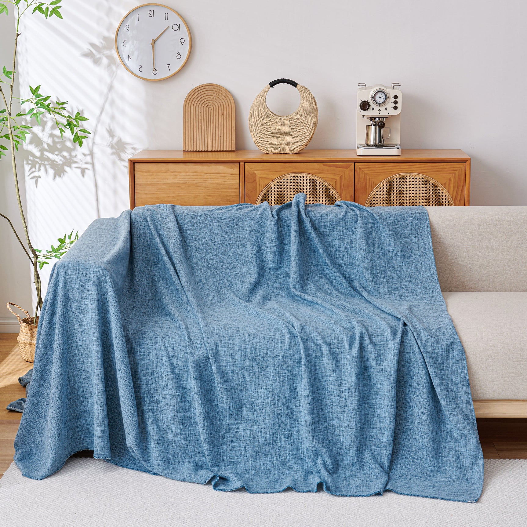 Sofa Slipcovers Cotton Sheet Blanket, Furniture Decor Pet Protector Stylish Throws for Sectional Couch - Ornate Home