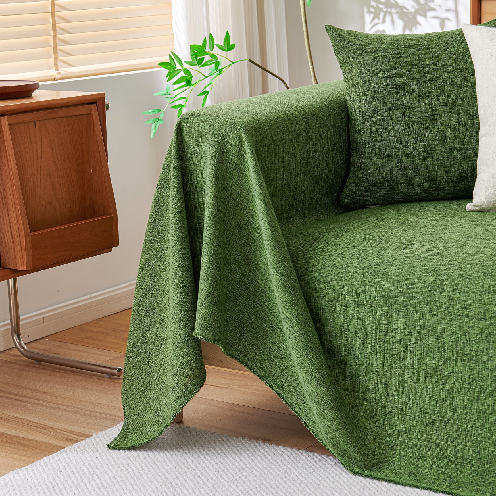 Sofa Slipcovers Cotton Sheet Blanket, Furniture Decor Pet Protector Stylish Throws for Sectional Couch - Ornate Home