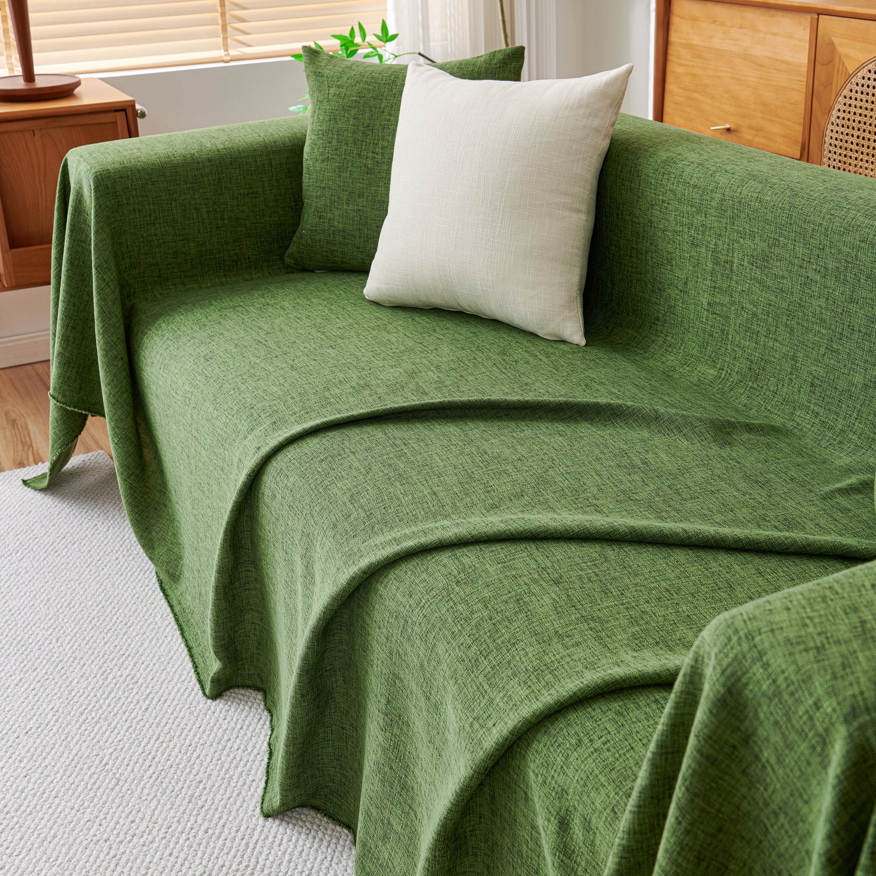 Sofa Slipcovers Cotton Sheet Blanket, Furniture Decor Pet Protector Stylish Throws for Sectional Couch - Ornate Home