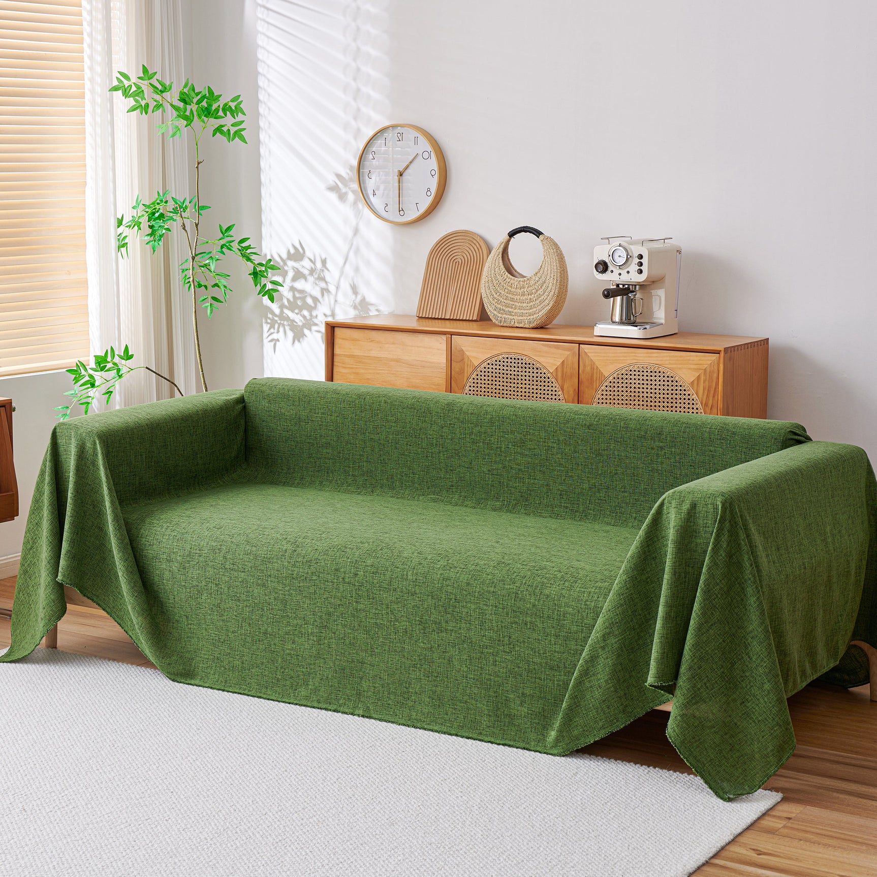 Sofa Slipcovers Cotton Sheet Blanket, Furniture Decor Pet Protector Stylish Throws for Sectional Couch - Ornate Home