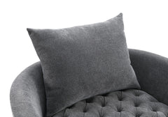 Sofi Dark Gray Swivel Chair - Ornate Home