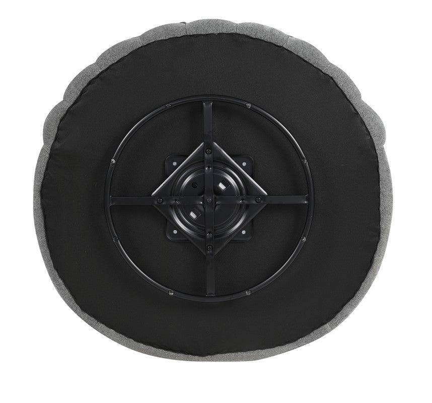 Sofi Dark Gray Swivel Chair - Ornate Home