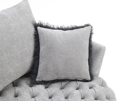 Sofi Light Gray Swivel Chair - Ornate Home