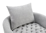 Sofi Light Gray Swivel Chair - Ornate Home