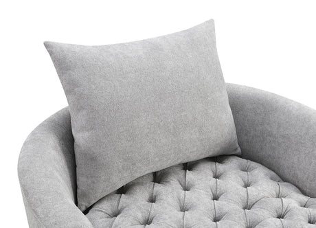 Sofi Light Gray Swivel Chair - Ornate Home