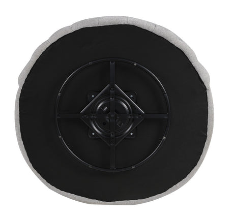 Sofi Light Gray Swivel Chair - Ornate Home