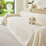 Soft Breathable Sofa Cover Blanket,Botanical Embossed Furniture Protector Throw Cover - Ornate Home