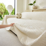 Soft Breathable Sofa Cover Blanket,Botanical Embossed Furniture Protector Throw Cover - Ornate Home