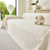 Soft Breathable Sofa Cover Blanket,Botanical Embossed Furniture Protector Throw Cover - Ornate Home