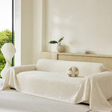 Soft Breathable Sofa Cover Blanket,Botanical Embossed Furniture Protector Throw Cover - Ornate Home