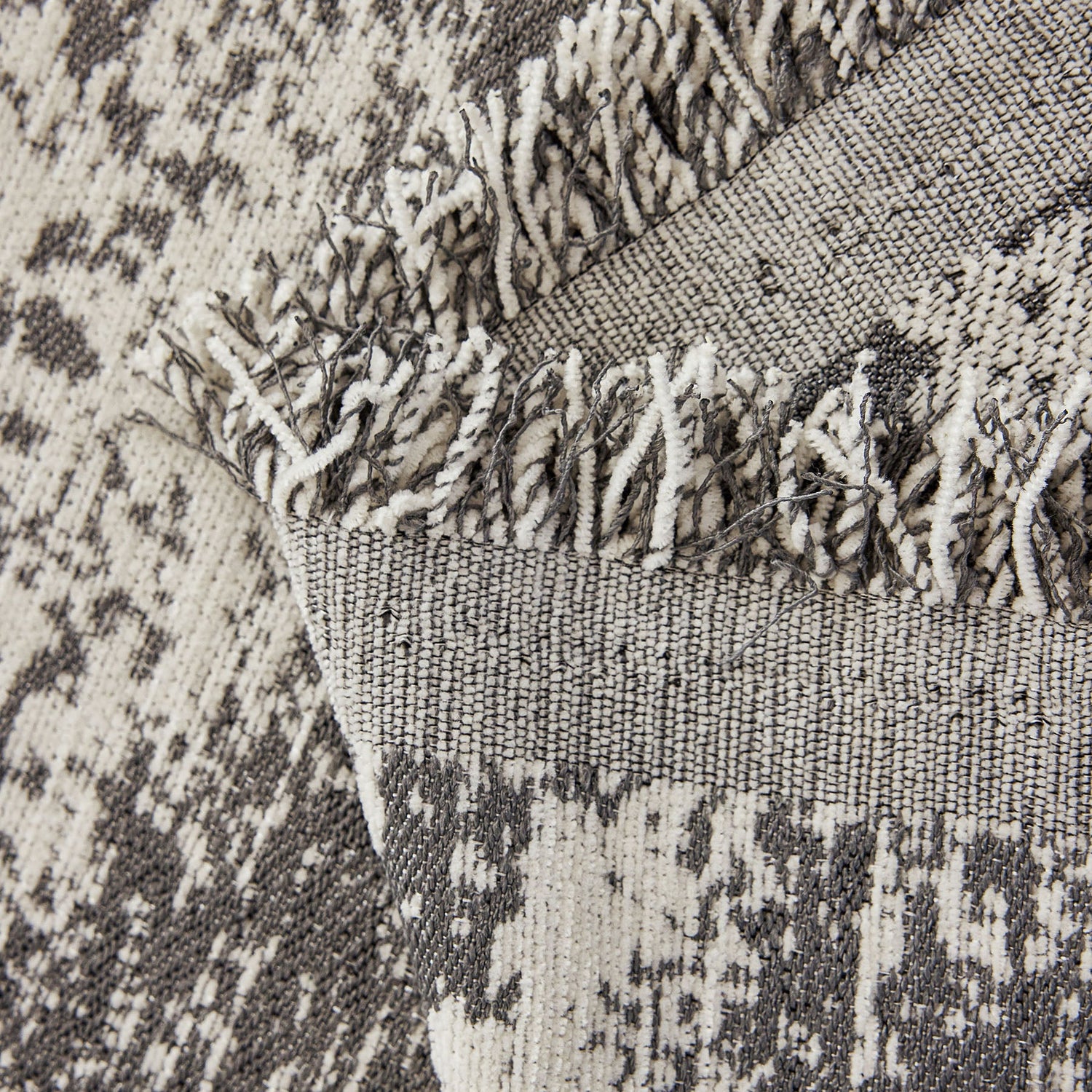 Soft Chenille Sofa Cover, Textured Abstract Couch Protector Cover with Vintage Pattern - Ornate Home