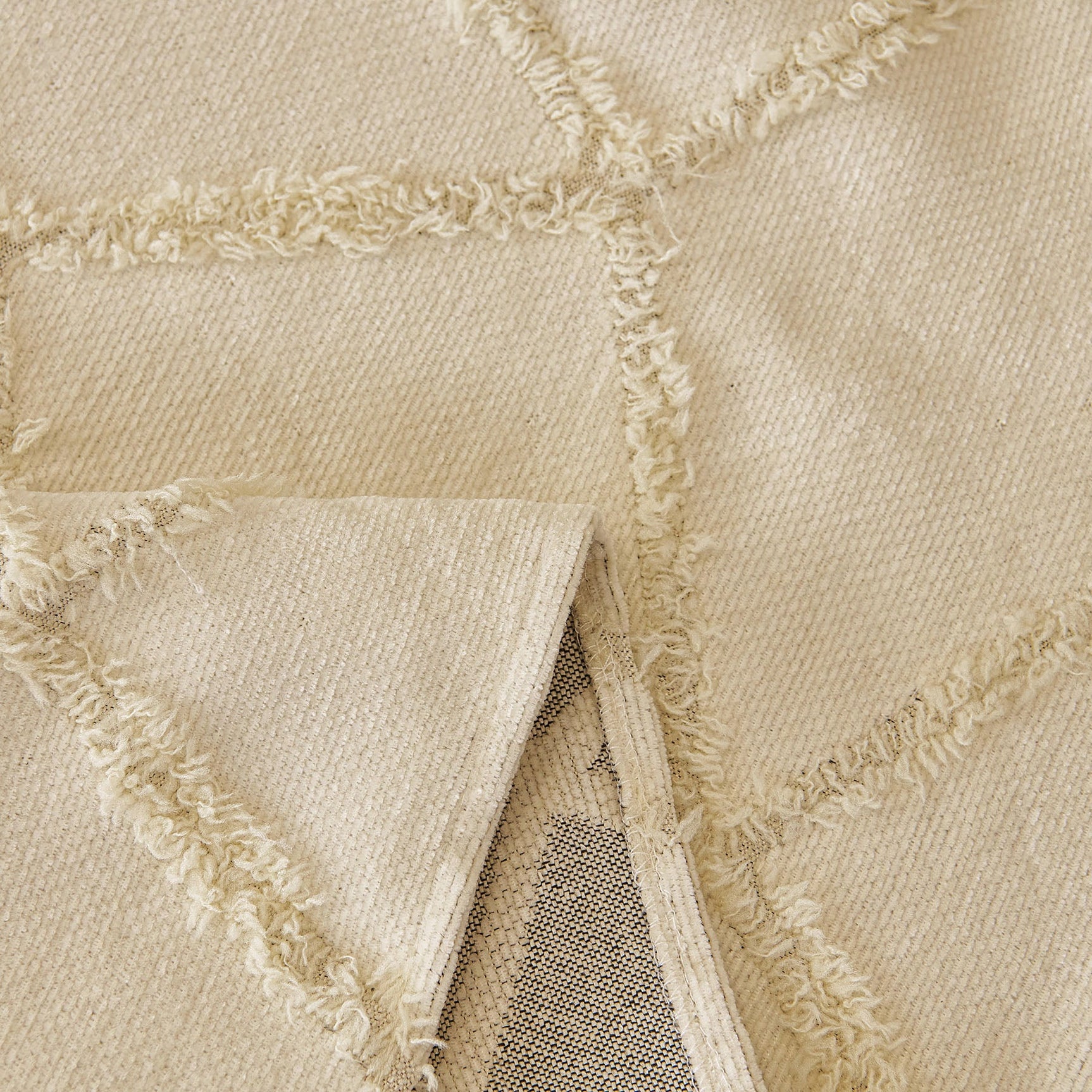 Soft Chenille Sofa Throw Cover, Raised Geometric Texture Furniture Protector Blanket - Ornate Home