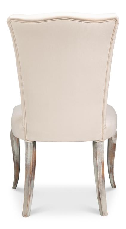 Soft Contour Tan/Grey Side Chair (Set of 2) - Ornate Home