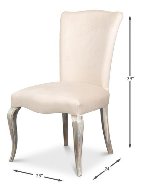 Soft Contour Tan/Grey Side Chair (Set of 2) - Ornate Home