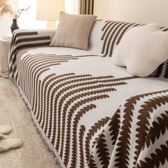 Soft Cozy Chenille Couch Cover Throws for Sofas, Couch Cover Blankets, Corner Sectional Couch Covers - Ornate Home