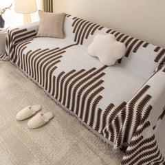 Soft Cozy Chenille Couch Cover Throws for Sofas, Couch Cover Blankets, Corner Sectional Couch Covers - Ornate Home