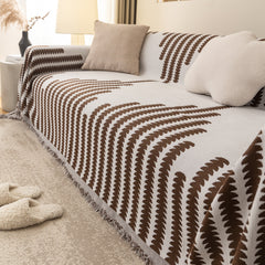Soft Cozy Chenille Couch Cover Throws for Sofas, Couch Cover Blankets, Corner Sectional Couch Covers - Ornate Home