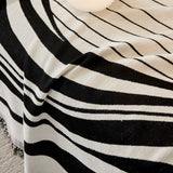 Soft Cozy Curved Throw Blankets for Couch, Sofa, Bed, Travel, Decorative Blankets for Women, Men, Kids Gift - Ornate Home