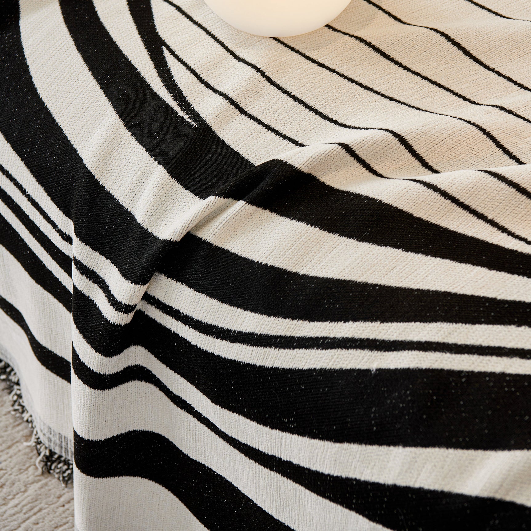 Soft Cozy Curved Throw Blankets for Couch, Sofa, Bed, Travel, Decorative Blankets for Women, Men, Kids Gift - Ornate Home