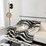 Soft Cozy Curved Throw Blankets for Couch, Sofa, Bed, Travel, Decorative Blankets for Women, Men, Kids Gift - Ornate Home