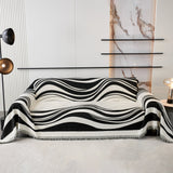Soft Cozy Curved Throw Blankets for Couch, Sofa, Bed, Travel, Decorative Blankets for Women, Men, Kids Gift - Ornate Home