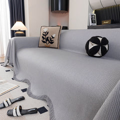 Soft Decorative Throw for Sofa and Loveseat, Textured Sofa Cover Blanket for Couch - Ornate Home
