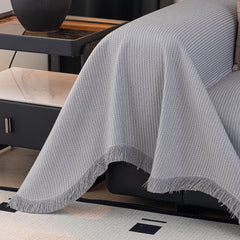 Soft Decorative Throw for Sofa and Loveseat, Textured Sofa Cover Blanket for Couch - Ornate Home