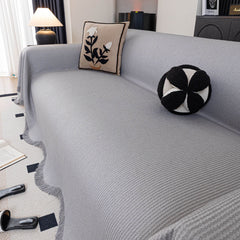 Soft Decorative Throw for Sofa and Loveseat, Textured Sofa Cover Blanket for Couch - Ornate Home