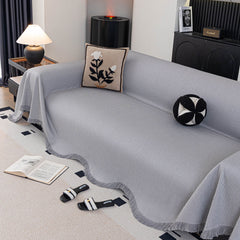 Soft Decorative Throw for Sofa and Loveseat, Textured Sofa Cover Blanket for Couch - Ornate Home
