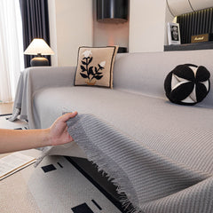 Soft Decorative Throw for Sofa and Loveseat, Textured Sofa Cover Blanket for Couch - Ornate Home