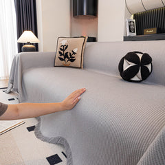Soft Decorative Throw for Sofa and Loveseat, Textured Sofa Cover Blanket for Couch - Ornate Home