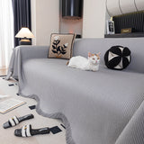 Soft Decorative Throw for Sofa and Loveseat, Textured Sofa Cover Blanket for Couch - Ornate Home