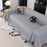Soft Decorative Throw for Sofa and Loveseat, Textured Sofa Cover Blanket for Couch - Ornate Home