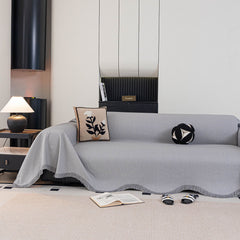 Soft Decorative Throw for Sofa and Loveseat, Textured Sofa Cover Blanket for Couch - Ornate Home