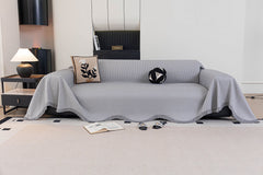 Soft Decorative Throw for Sofa and Loveseat, Textured Sofa Cover Blanket for Couch - Ornate Home