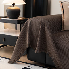 Soft Decorative Throw for Sofa and Loveseat, Textured Sofa Cover Blanket for Couch - Ornate Home