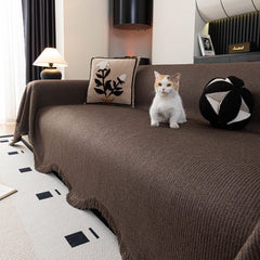 Soft Decorative Throw for Sofa and Loveseat, Textured Sofa Cover Blanket for Couch - Ornate Home