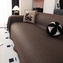 Soft Decorative Throw for Sofa and Loveseat, Textured Sofa Cover Blanket for Couch - Ornate Home