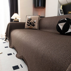 Soft Decorative Throw for Sofa and Loveseat, Textured Sofa Cover Blanket for Couch - Ornate Home