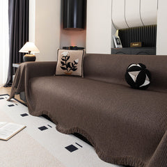 Soft Decorative Throw for Sofa and Loveseat, Textured Sofa Cover Blanket for Couch - Ornate Home