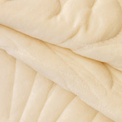 Soft Furry Velvet Plush Non-Slip Sofa Cover Quilted Palm Leaves Sectional Couch Cover for Kids and Pets - Ornate Home