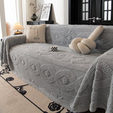 Soft Plush Fleece Throw Blanket for Couch Solid Cute Warm Couch Cover Blanket for Winter - Ornate Home