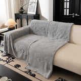 Soft Plush Fleece Throw Blanket for Couch Solid Cute Warm Couch Cover Blanket for Winter - Ornate Home